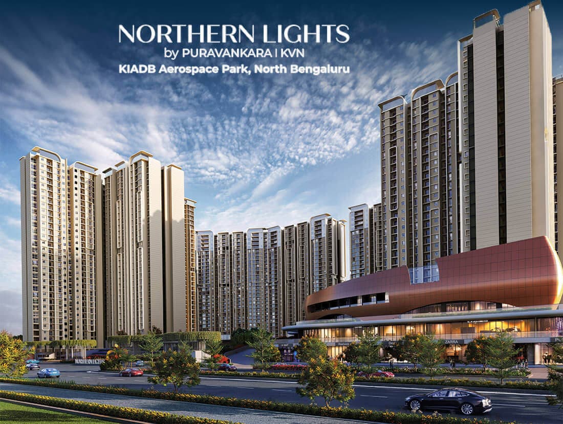 Purva Northern Lights in KIADB Aerospace Park, Bagalur
